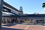 Passengers lining up to board Amtrak Coast Starlight Train # 11 